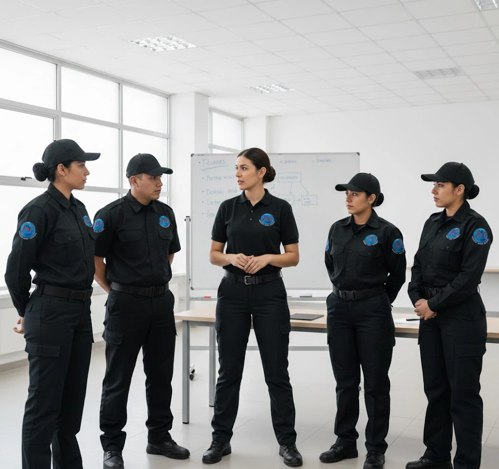 Capacitación de guardias de seguridad